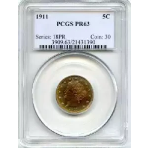 Nickel Five Cent Pieces-Liberty Head 1883-1913 (3)