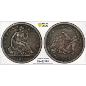 Half Dollars---Liberty Seated 1839-1891 -Silver- 0.5 Dollar (3)