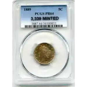 Nickel Five Cent Pieces-Liberty Head 1883-1913 (3)