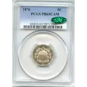 Nickel Five Cent Pieces-Shield 1866-1883 (3)