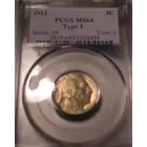 Nickel Five Cent Pieces-Indian Head or Buffalo (3)