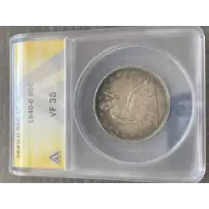 Half Dollars---Liberty Seated 1839-1891 -Silver- 0.5 Dollar (3)