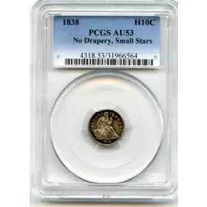 Half Dimes---Liberty Seated 1837-1873-Silver- 0.5 Dime (3)