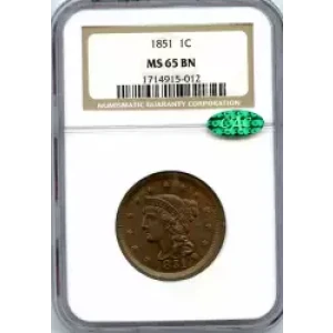 Large Cents - Braided Hair Cent (1839-1857) (3)