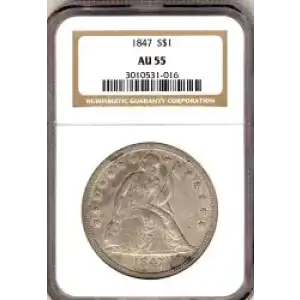 Dollars---Liberty Seated 1840-1873 -Silver- 1 Dollar (3)