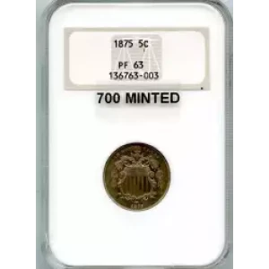 Nickel Five Cent Pieces-Shield 1866-1883 (3)