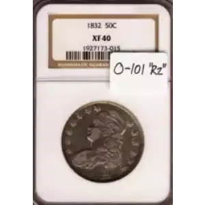 Half Dollars---Capped Bust, Reeded Edge 1836-1839 -Silver- 0.5 Dollar (3)