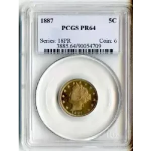 Nickel Five Cent Pieces-Liberty Head 1883-1913 (3)