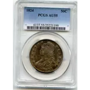 Half Dollars---Capped Bust, Reeded Edge 1836-1839 -Silver- 0.5 Dollar (3)