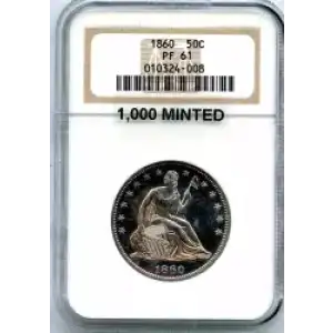 Half Dollars---Liberty Seated 1839-1891 -Silver- 0.5 Dollar (3)