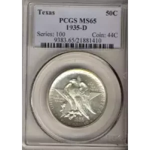 Classic Commemorative Silver--- Texas Independence Centennial 1934-1938-Silver- 0.5 Dollar (3)