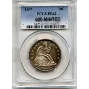 Half Dollars---Liberty Seated 1839-1891 -Silver- 0.5 Dollar (3)