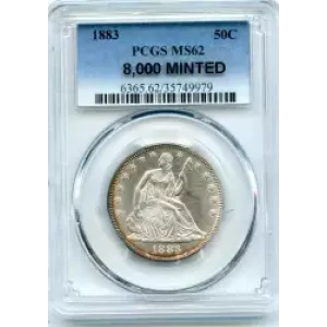 Half Dollars---Liberty Seated 1839-1891 -Silver- 0.5 Dollar (3)