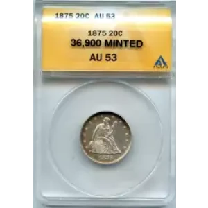 Twenty Cent Pieces-Liberty Seated 1875-1878 (3)