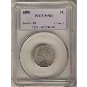 Nickel Five Cent Pieces-Liberty Head 1883-1913 (3)