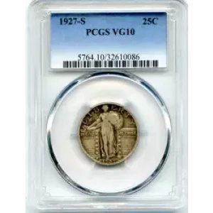 Quarter Dollars---Standing Liberty (3)