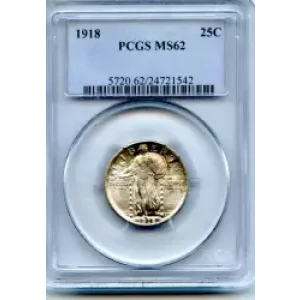 Quarter Dollars---Standing Liberty (3)