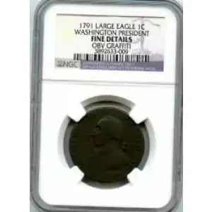 Post Colonial Issues -Washington Portrait Pieces-Copper Cent (3)