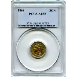 Nickel Three Cent Pieces 1865-1889 (3)