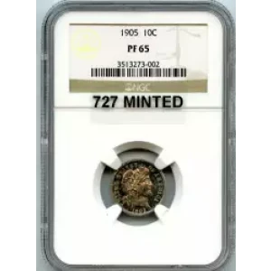 Dimes---Barber or Liberty Head 1892-1916 -Silver- 1 Dime (3)