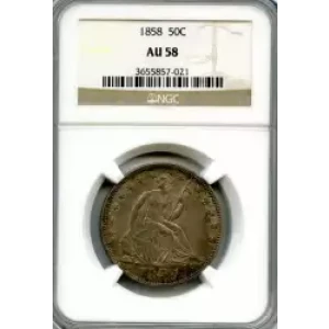 Half Dollars---Liberty Seated 1839-1891 -Silver- 0.5 Dollar (3)