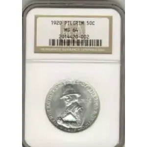 Classic Commemorative Silver--- Pilgrim Tercentenary 1920-1921-Silver- 0.5 Dollar (3)