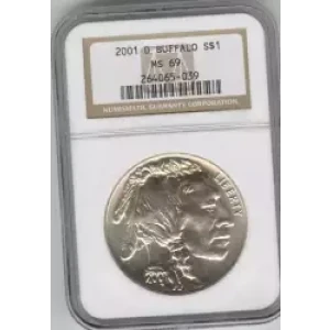 Modern Commemoratives --- American Buffalo Commemorative 2001-Silver- 1 Dollar (3)