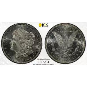 1878 7TF $1 Reverse of 1878