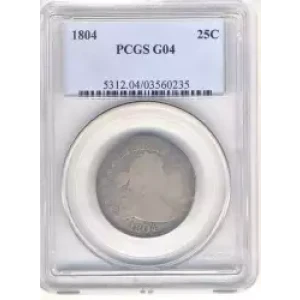 Quarter Dollars---Draped Bust (3)