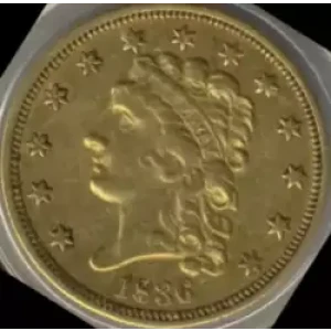 Quarter Eagles---Classic Head, 1834-1839 -Gold- 2.5 Dollar (3)