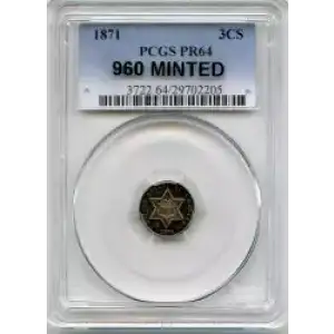 Silver Three Cent Pieces Trimes-1851-1873 (3)