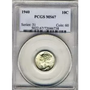 Dimes---Winged Liberty Head or Mercury 1916-1945 -Silver- 1 Dime (3)