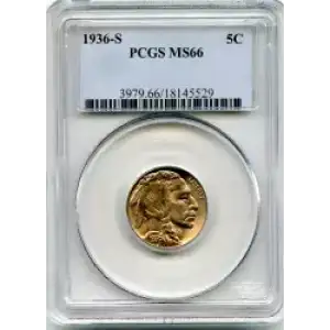 Nickel Five Cent Pieces-Indian Head or Buffalo (3)