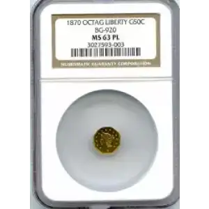 Territorial Gold -California Small Denomination Gold-Half Dollar Octagonal-Liberty Head -Gold- 0.5 Dollar (3)