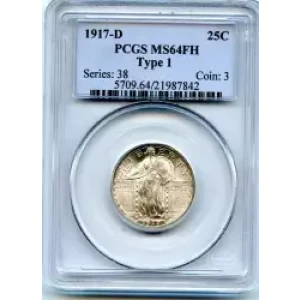 Quarter Dollars---Standing Liberty (3)