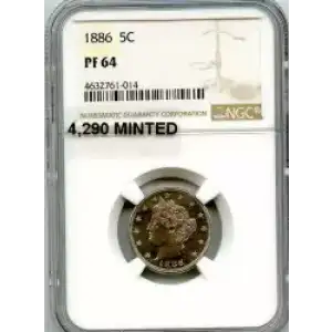 Nickel Five Cent Pieces-Liberty Head 1883-1913 (3)