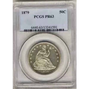 Half Dollars---Liberty Seated 1839-1891 -Silver- 0.5 Dollar (3)