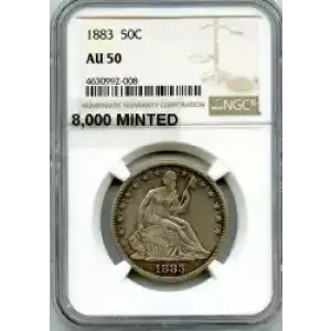 Half Dollars---Liberty Seated 1839-1891 -Silver- 0.5 Dollar (3)