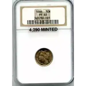 Nickel Three Cent Pieces 1865-1889 (3)