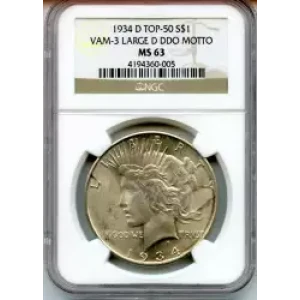 Peace Silver Dollar (3)