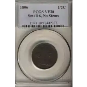 Half Cent Draped Bust-1800-08 -Copper (3)