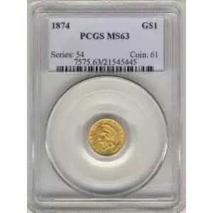 Gold Dollars---Indian Princess Head, Large Head 1856-1889 -Gold- 1 Dollar (3)