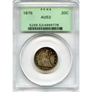 Twenty Cent Pieces-Liberty Seated 1875-1878 (3)