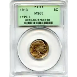 Nickel Five Cent Pieces-Indian Head or Buffalo (3)