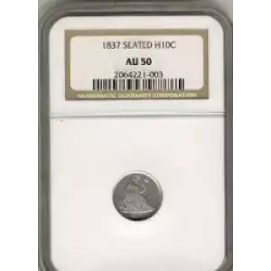 Half Dimes---Liberty Seated 1837-1873-Silver- 0.5 Dime (3)