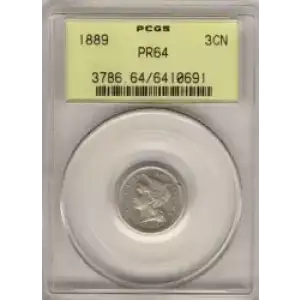 Nickel Three Cent Pieces 1865-1889 (3)