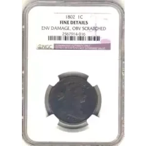 Large Cents---Draped Bust 1796-1807 -Copper- 1 Cent (3)