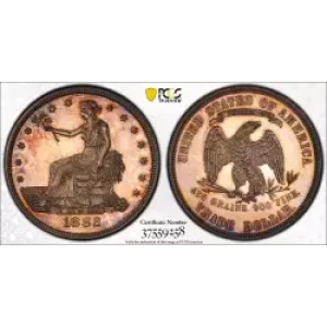 Trade Dollars---Trade Dollars 1873-1885 -Silver- 1 Dollar (3)