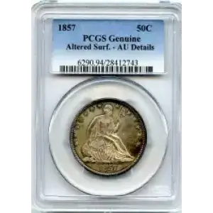 Half Dollars---Liberty Seated 1839-1891 -Silver- 0.5 Dollar (3)