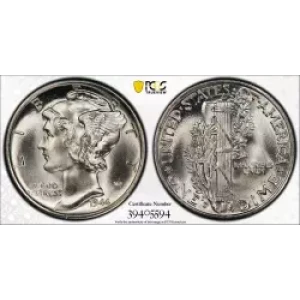 Dimes---Winged Liberty Head or Mercury 1916-1945 -Silver- 1 Dime (3)